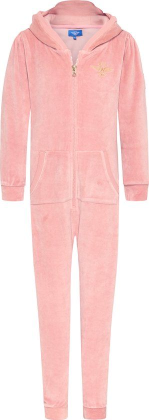 Wick Wings Velvet Onesie Jumpsuit - Pink - Kids 158/164