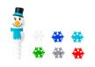 Vigar - Wijnflessluiting en 6 glasmarkeringen - model Snowman