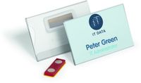 Durable Badge durable met magneet 54x90mm 25 stuks