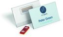 Durable Badge durable met magneet 54x90mm 25 stuks