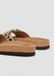 s.Oliver Pantoletten Dames Beige Panterprint Maat 41