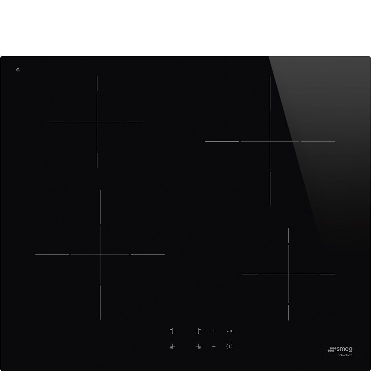 SMEG SI2641DL - Inbouw inductie kookplaat - 4 kookzones - Plug & Play