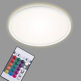 Briloner Leuchten LED-paneel - Plafondlamp - RGB - Dimbaar - Ø 42 cm - Wit