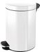 helit H2404105 - Pedaalafvalbak „the knight“ 5 L wit