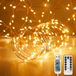 Guirlande lumineuse 10 mètres 100 LED blanc chaud USB fonction de minuterie télécommandée
