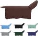 vidaXL Paardendeken Volledig Donkerbruin 125 cm Polyester Fleece