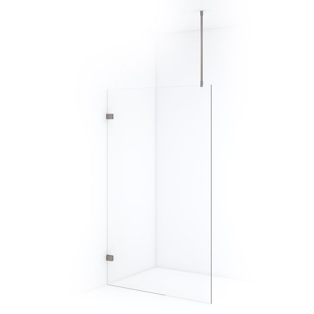 Maxaro Inloopdouche Diamond 120cm 8mm Helder Veiligheidsglas Geborsteld RVS