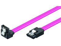 MicroConnect SAT15005A1C - SATA-kabel - 0,5 m - Roze