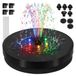 Gardlov Fontaine solaire LED : Éclairage d'ambiance et art aquatique
