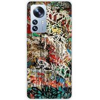 Xiaomi Bedrukt siliconen hoesje compatibel met Xiaomi Mi 12 Pro Graffiti 1