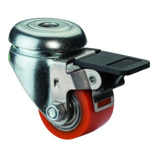 BS wielen compact A621.C10.035 zwenkwiel met rem - 35 mm - 1 stuk