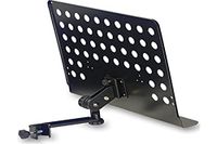 Stagg MUS-ARM 2 grote muziekstandaard met bevestigbare houder/arm, zwart