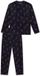 SCHIESSER - Pyjama lang - Meisjes - Navy - Katoen/Polyester - Maat 164