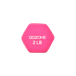 GoZone Haltères hexagonaux en néoprène basiques 2 lb