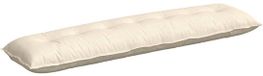 vidaXL - Rugkussen - Crèmekleurig - 200 x 50 cm - Corduroy stof
