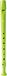 Hohner 9508 fluit groen omhulsel groen transparant