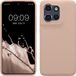 kwmobile telefoonhoesje geschikt voor Motorola Edge 60 Neo / Edge 50 Neo / ThinkPhone 25 - Hoesje met siliconen coating - Smartphone case in oudroze