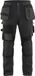 Blåkläder Werkbroek met Kevlar en stretch 1554-1860 - Donkergrijs/Zwart - D104