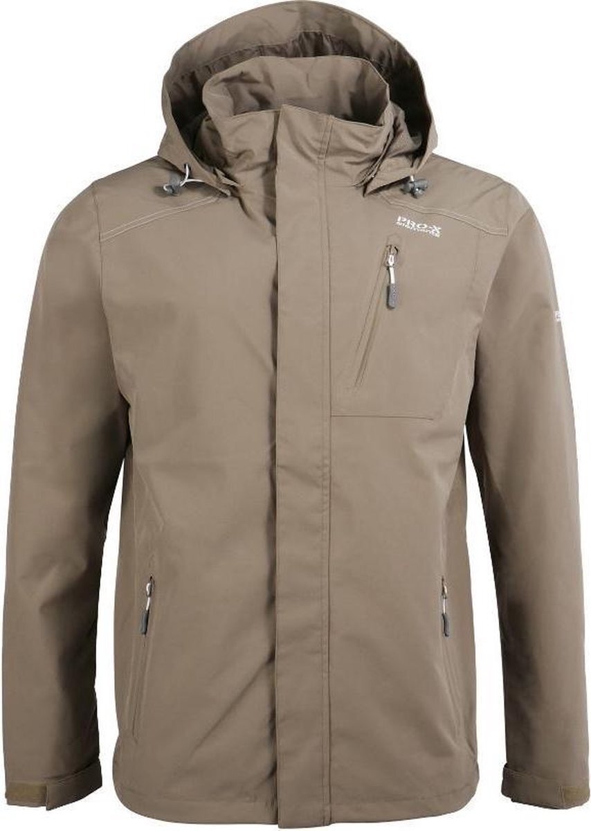 Pro-x Elements Pro-x Elements Outdoorjas Scott Heren Polyester Beige Maat S