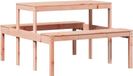 vidaXL Picknicktafel, 110x134x75 cm, massief douglashout