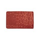 MSV Badmat, microvezel, Pebble 40 x 60 cm, terracotta