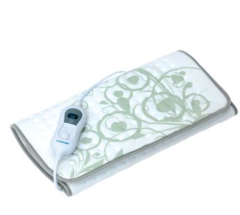 Lanaform Elektrisch Verwarmingskussen - 100W - Grijs/Wit - 75x40cm - Polyester