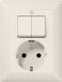 Jung AS-serie inbouwschakelaar wit - AS5575EU - E3N58
