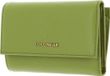 COCCINELLE Leren Portemonnee Metallic Soft Wallet Grainy Leather Guacamole Groene