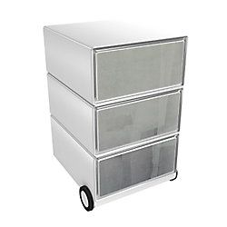 Paper Flow Paperflow easybox mobiele ladenblok met 3 lades 642x390x436mm roller - 3660141952117