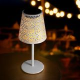 Spetebo 1.03 Retro zonne-energie tafel lamp van metaal