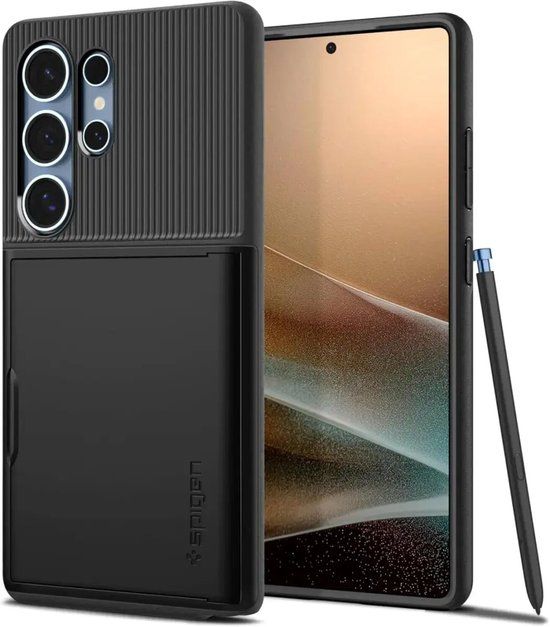 Spigen Slim Armor CS Hoesje voor Samsung Galaxy S25 Ultra - Zwart