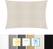 Lumaland Rechthoekige luifel van Lumaland incl. spankoorden|Rechthoekig 2 x 3 m| 160 g/m² - beige
