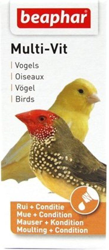 BEAPHAR Multi-Vitamine Vogel - 20 ml - Vogelvoer