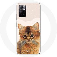 Maniacase Etui voor Redmi Note 11 5G Somalische kattenrace