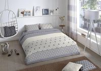 dekbedovertrek Motif 265 x 220 cm coton gris