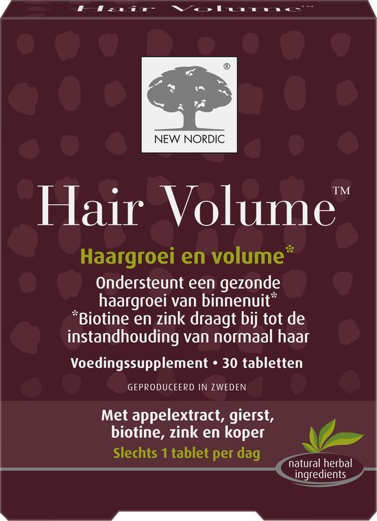 New Nordic Hair Volume Tabletten 30st