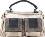 Faina Handtas Goud Glitter Polyurethaan Ritssluiting Vrouwen