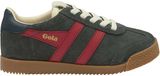 Gola Kindertrainers Elan Sneakers Unisex Synthetisch/Textiel Rubber Storm/Deep Red/Navy/Grijs/Rood Maat 27