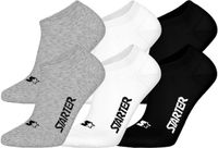 STARTER Sneaker Socks - 6-pack - Grijs/Wit/Zwart - Maat 35/38