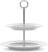 Lyngby Rhombe etagère | Wit | Ø27cm