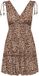 ONLY ONLFERNANDA LIFE S/L SHORT DRESS WVN Maxi robe Col en V Sans manches Fleurie Viscose Spiced Apple L
