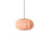 Made By Hand Suspension ovale Knit-Wit 45 rose, douille E27