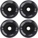 K2 Skates Rainfly Roues de roller 4 Unités Noir 110 mm