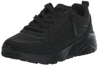 Skechers Uno Lite Easy Zip Sneakers, uniseks, kinderen, zwart., 39.5 EU