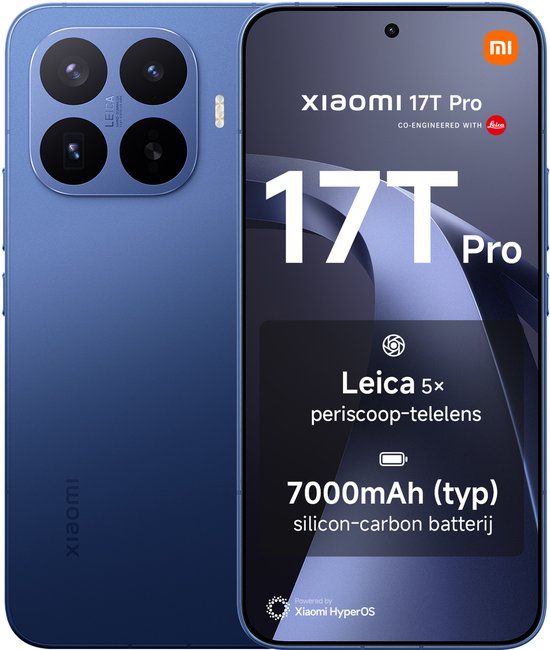 Xiaomi 17T Pro Diepblauw 12GB RAM 256GB ROM