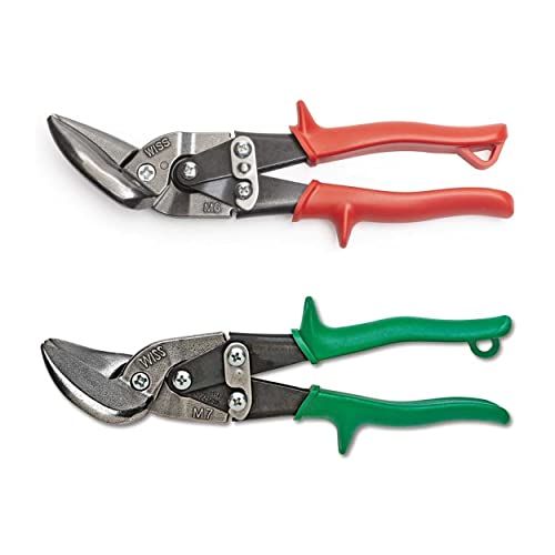 Crescent Wiss MetalMaster Offset Aviation Snips Set - M6R & M7R