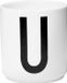Design Letters porseleinen mok U