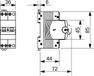 Gewiss KOMPACT DISJONCTEUR - MTC 60 - 3P CARACTÉRISTIQUE C 20A - 2 modules, GW90268