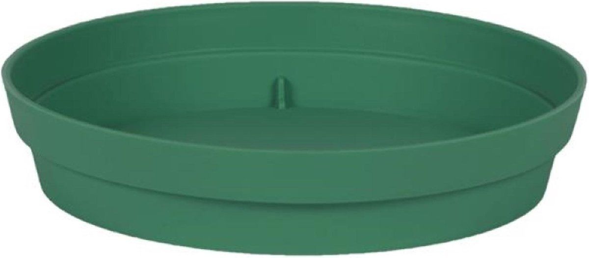 EDA Bloempot onderschaal Toscane groen D28 cm - Kunststof