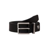 Calvin Klein Casual Adjustable Belt 3.5cm Black Leather for Men